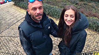 Stanley Johnson and his wife fucked by a cute czech couple