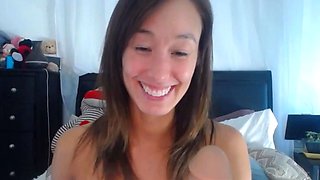 Tattoed Amateur Webcam Girl Hot Dildo Action Masturbation
