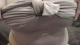 Great Big Boobs On Masturbating Redhead