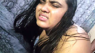 Brother-in-law fucks sister-in-law for pleasure - hot Indian homemade sex with Nadiyaxxx02