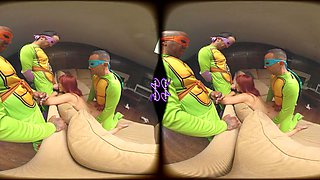 Cosplay gangbang crazy Vr porn