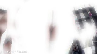 Double Addicted 3 on 2, Crystal Greenvelle & Evelina Darling