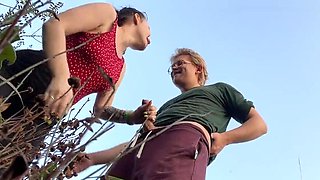 Virgin teen's dick gets lucky with a slutty stranger