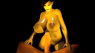 Alcina Dimitrescu Huge Tits Titjob Fuck - Resident Evil Hentai Boobs Bouncing