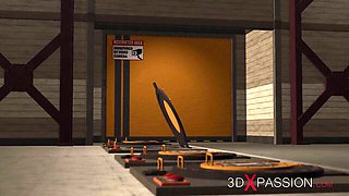 Doggystyle scene with impressive tomato from 3DXPassion