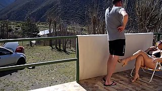 I Fuck the Neighbor While the Cuckold Works on His Car