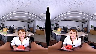 Asian teen temptress heart-stopping VR clip