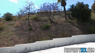 Propertysex - busty stunner octavia sells a palace after getting a big cum shots facial cumshot