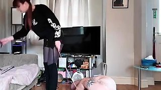 Princess Diss - Sub Cums In Cage And Licks It Up