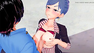 All about scene, fingering pussy, big nipple tits