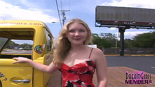 All Natural Cutie Bares All in Open Public Spots