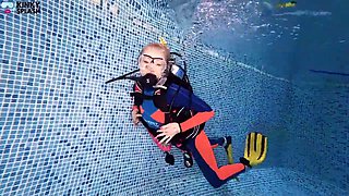 Lucy Laurens Underwater Lesbian Scuba Instructor POV Pussy Fuck Seduction