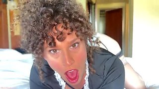 Maid JOI POV: Latina MILF Fucks You on Vacation in Hotel Room - Big Tits, Pantyhose, Dirty Talk