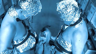 German Domination Blonde Sluts in Cage and Bathroom