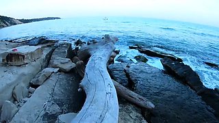Naked Beach Body Leads to Public Anal