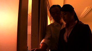 Old man forcing young asian girl to fuck