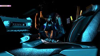 Beauty Seductive Siren in 3D - 3D Animation