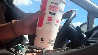 Busty Czech amateur fucks outdoor in public