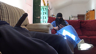 Unfaithful Turkish Muslim Wife Could Not Oppose His Massive Big Black Dick