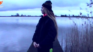 Czech amateur fucking outdoor POV