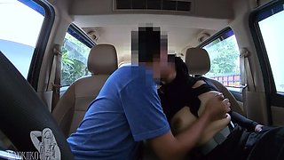 Hijab Girl Suck Her Boyfriend Dicks In A Rental Car - Minokiiko