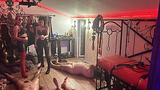 Hot drips on cock and balls - Intense waxing harem - Mistress Zeida Cluj Napoca Mistress BDSM