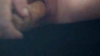 Horny Red Haired MILF Masturbating in the Back Seat of Her Car