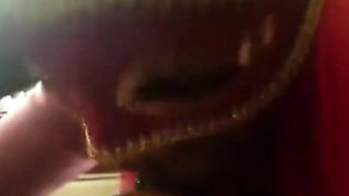 Masked Ebony Amateur Gives Blowjob and Swallows