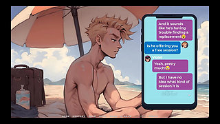 My New Girlfriend Taboo Hentai Game Ep.26 Naughty Step Sisters Going Topless at the Beach!