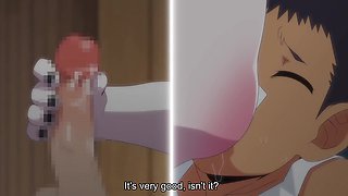 Sensual Japanese animation reveals cowgirl bell in intimate fantasy