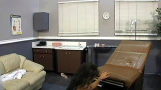 Stacked brunette goes solo toys and masturbation
