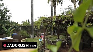 Dad Crush - tasty daughter-in-law easing stepdaddy\u2019s tension