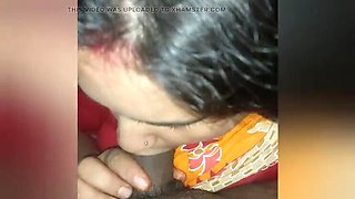 Indian Bhabhi Handjob Sucking and Creamy Blowjob Cumshot