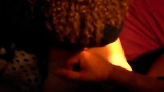 Cum on her panties - amateur CFNM fun