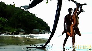 Outdoor Anal, Facefuck, And Facial In Tropics