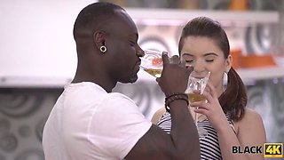 Evelin Darling's first time with a BBC - hot fucking with a huge black dick