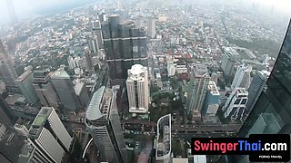 Bubble booty Thai GF made love from behind