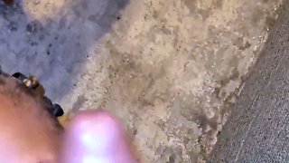 Sexy Slut Gives A Big Cock A Blowjob In The Car