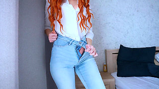 Futa Stepmom Jerking off Big Dick for Stepson! Taboo