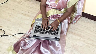 Tamil Married Housewife Fucks in Uniform - Hot Maid Roleplay with Laxi Ammu