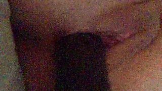 Tight sweet clit and ass solo toy fun