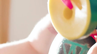 Lesbian Tattoo Goth Girls Intimate Anal Dildo Stretching