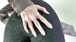 Kissing and Sniffing Riding Pants Ass, Beautiful Hands, JOI, POV Lady Victoria Valente