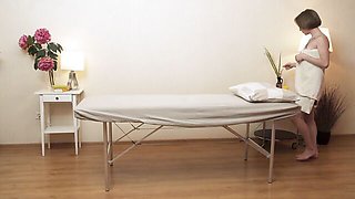 Virgin Massage featuring Aziza's lesbian movie