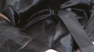 A Horny Mistress with a Big Erect Cock Wants You to Suck It. She Teases and Fucks Your Mouth