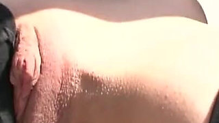 Fucked outdoors and tied to a pole