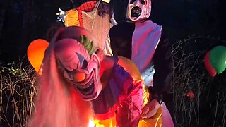 Freaky Clown Party with EdgesOfReality - Big Tits Outdoor Fetish Group Sex