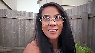 Husband surprises IG Influencer while she&#039;s live. Cums on her face.