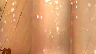 Amateur striptease and Solo masturbation