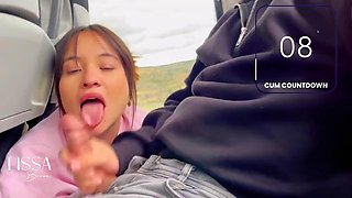 Lissa Browns Mouth Piss-Cum Filled
